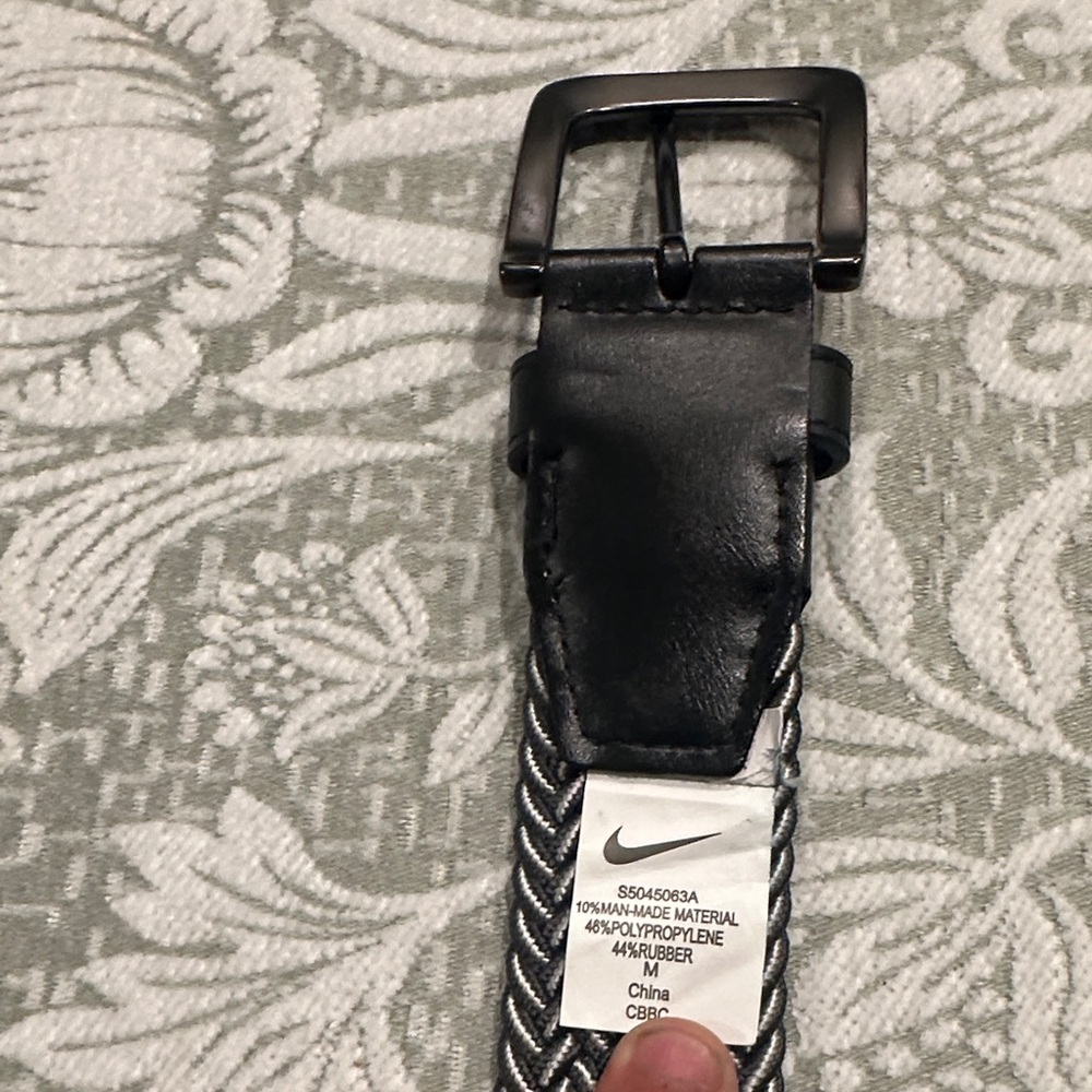 Nike Black and Gray Men's Belt